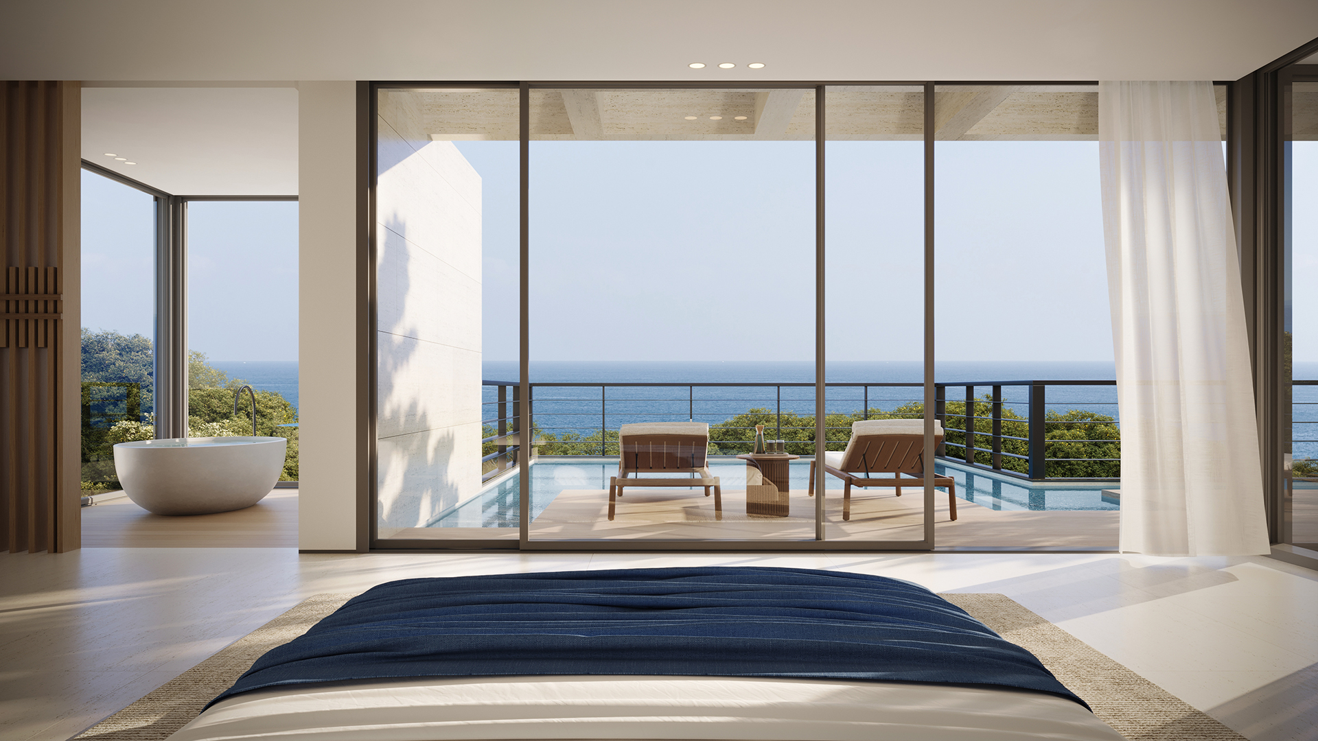 villa salma bedroom sea view